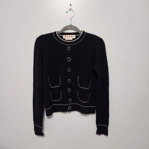 Marni Black Crew Neck Sweater